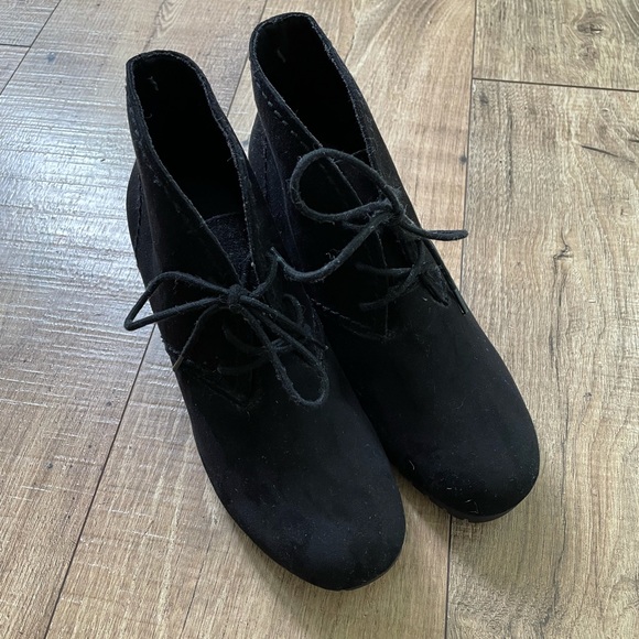 Time and Tru Women’s Wedge Booties Size 7.5 - Picture 4 of 7